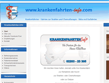 Tablet Screenshot of krankenfahrten-info.com